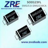 200W Surface Mount Tvs Smsj5.0 Thru Smsj220ca Diode SOD123FL Package