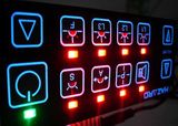 Electrical Backlit LED Membrane Switch Panel Sticker, 3m467 / 3m468 Adhesive