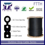 Self-Supporting Fiber Optic Drop Cable FTTH with FRP Strengthen