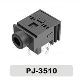 DIP Type Black 3.5mm Phone Jack