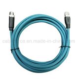 Profinet Cat 6A Cable M12 8pin X-Code Male to RJ45 Plug Connectors Waterproof Cable Connector