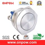 Onpow 19mm Metal Pushbutton Switch (GQ19SF-10/S, CCC, CE, RoHS Compliant)