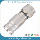 F Compression Connector for RF Coaxial Cable Rg59 RG6 Rg11 (F040)