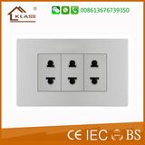Low Price Good Quality Triple 2pin Socket