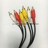 3RCA to 3RCA Audio Cable, AV/TV Cable