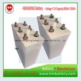 1.2V 1200ah Ni-CD Alkaline Battery for UPS, Railway, Substation. Stored Energy System
