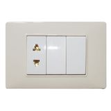 Ee-Mr Factory Supply 3 Module Wall Switch