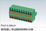 Double Row Female Plug-in/Pluggable Terminal Block (WJ2EDGKDH-5.08)