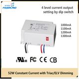 52W 1.0/1.1/1.2/1.3A Switching Dimmable LED Power Supply