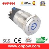 Onpow 19mm Metal Pushbutton Switch (LAS1GQ-11DT/L/B/12V/S, CE, CCC, RoHS)