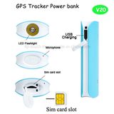 2g GSM Network GPS Tracker with Power Bank V20