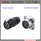 Waterproof IP68 4pin Connector for Tri-Proof Lighting