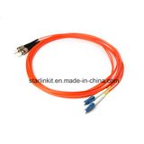 LC St Om2 Multimode Mode Fiber Optic Patch Cord Cable