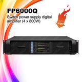 Fp6000q and Fp10000q 4channel Digital Audio Power Amplifier