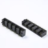 Side Entry Multi-Ports 1X5 Tab Down 10p RJ45 Connector Without Shield