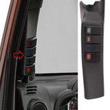 17235.58 Black Left Side a-Pillar 4-Switch Pod