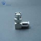 RF Coaxial Male Clamp Right Angle BNC Plug Connector for Rg58 Cable
