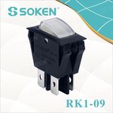 Double Pole on off Illuminated Rocker Switch
