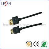 Ultra-Slim HDMI Cable with Ethernet, Am to Mini Male Plug