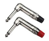 Angle Microphone Connector 1/4
