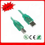 Transparent Green Print USB Cable (NM-USB-256)