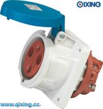Angle Panel Female Socket for Industry Application (QX1261)