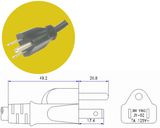 3 Pins Amrican Plug (JY-02)