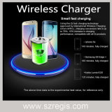 Ultra-Thin Metal Round Universal Qi Standard Wireless Mobile Phone Charger