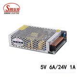 Smun D-50b 5VDC 24VDC Dual Output Switching Power Supply SMPS
