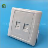 Double PC Wall Socket Ivory PC Socket Electrical Socket White Socket