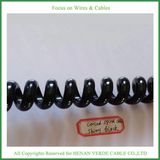 3 Core 5core 0.75mm PU Jacket Coiled Spiral Cable