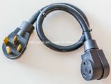 Dryer Cord 4 Foot Black 10/4 Srdt 30 AMP 4 Prong