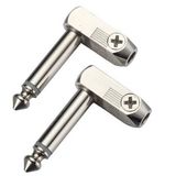 Angle Free Solder Screw Type 6.35mm Mono Connector (TC-220)