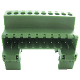 Pluggable Terminal Block Connector with Rail Width 15mm or 35mm