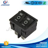 Lasting Kcd2-502/D 4 Pin 250V AC Double Button Rocker Switch