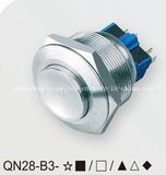 28mm Concave Star-on Push Button Switch