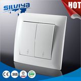 Hot Sale! 2 Gang 2 Way Electric Wall Switch with Ce Certificate