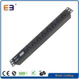 19'' Rack Mount Power Strip PDU for Server Rack Cabinet