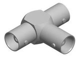 BNC Female to Female to Female Adaptor