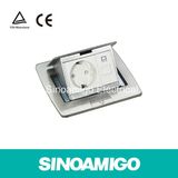 Desktop Stainless Floor Socket Power Receptacle