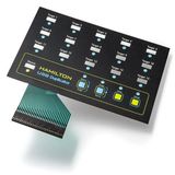 Tkm Customized High Quality Multi Button Flat Membrane Switches
