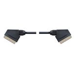 Nickle-Plated Scart Plug to Scart Plug Cable