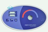 Embossing LED Membrane Keypad with Plastic Back Panel