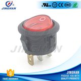 High Quality Cylindrical Illuminated Round Rocker Switch T85