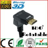 1m 3D 180 Degrees a Type Rotatable HDMI Cable (SY095)