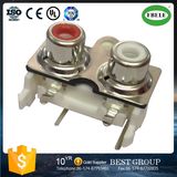 RoHS The Screw Holes with Panel AV Socket