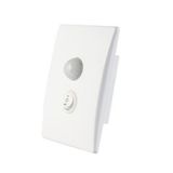 Flush Mounting Wall Sensor with 120 Degree Detection Range