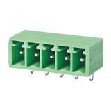 UL cUL RoHS PCB Plug-in Terminal Block (WJ15EDGRC-3.5/3.81/5.08mm)