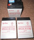 Yuasa 6V4.5ah Storage UPS Battery Np4.5-6