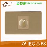 Golden Color 500W Dimmer Fan Electric Wall Switch